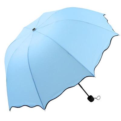 Зонт от солнца/дождя с волнистыми складными листьями Princess Dome Umbrella L 