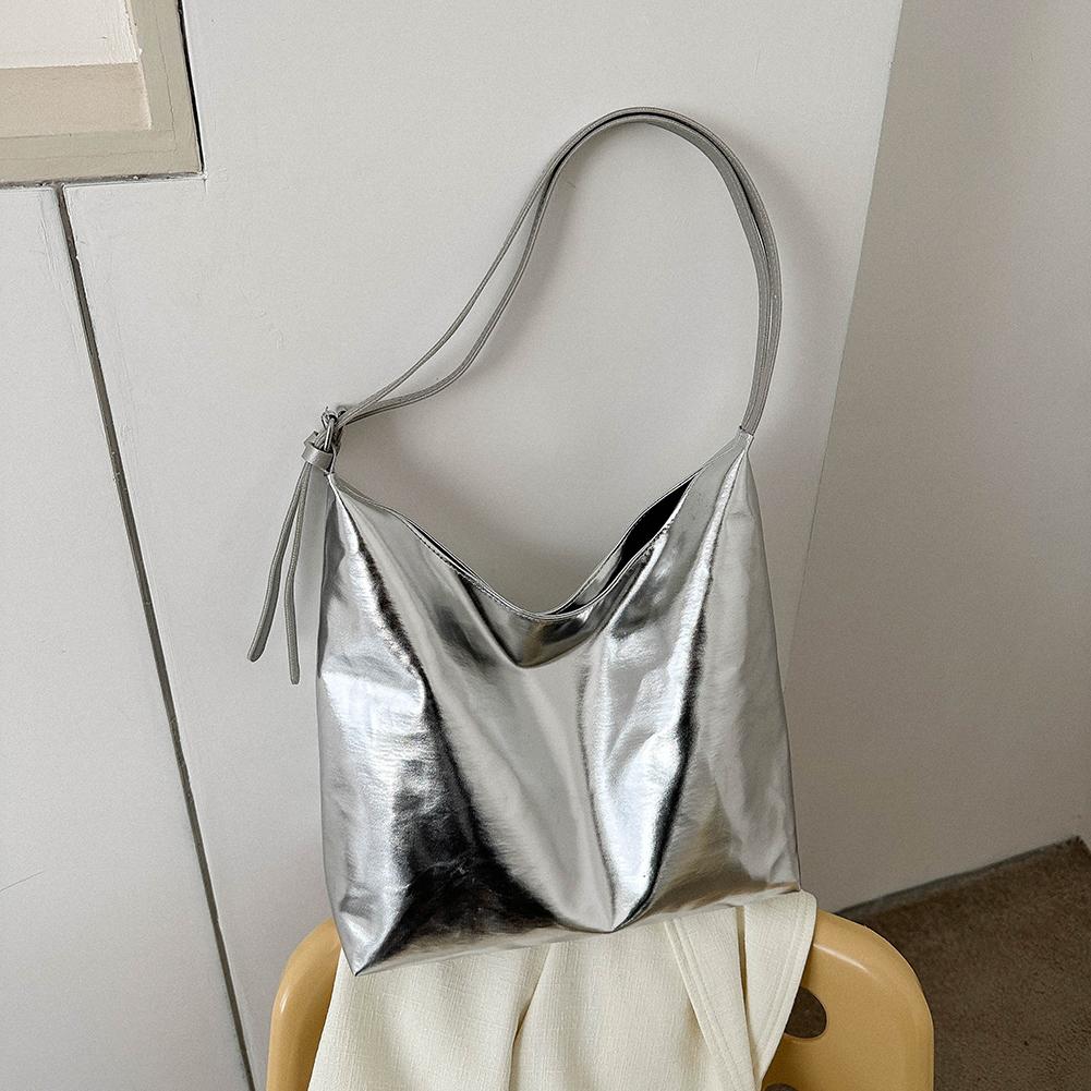 Женская модная сумка для покупок, простая сумка с верхней ручкой, однотонная, мягкая, легкая, большая вместимость для путешествий, отпуска, ежедневного использования