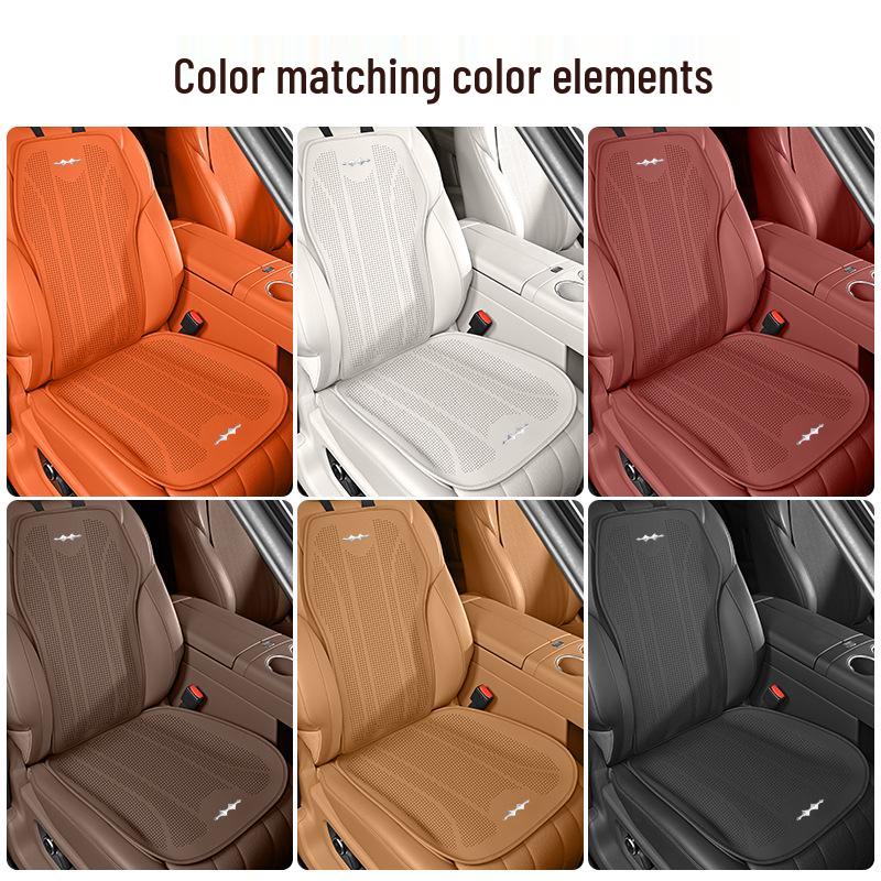 BYD Summer Seat Cushion: Ultra-Thin, Breathable, Universal Fit for Titanium 3/7, Leopard 5/8