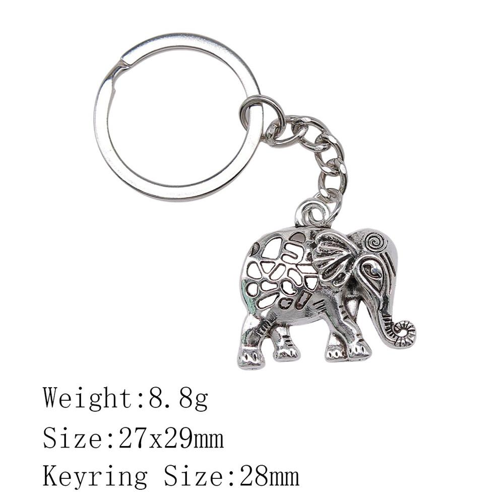 Wedding Anniversary Men Keychain Elephant Key Ring Women's Clothing Chains For Boys