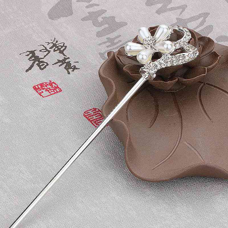 Одежда, застежка для волос Bianhua, винтажные головные уборы, заколка для волос, шпилька с кисточкой, прическа, булавка в древнем стиле, ханьские китайские аксессуары для волос, классический двор