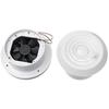 12V Round RV Vent Air Exhaust Fan Mushroom Head Roof Motorhome Vent Ventilation with LED Air Ventilation for RV Caravan Trailer