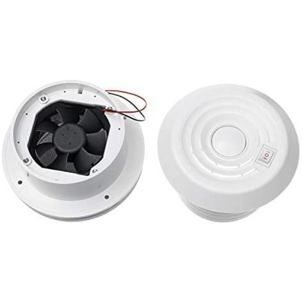 12V Round RV Vent Air Exhaust Fan Mushroom Head Roof Motorhome Vent Ventilation with LED Air Ventilation for RV Caravan Trailer