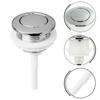 Brand New Toilet Tank Button Sliver 14.5*4.6*4.6 Cm