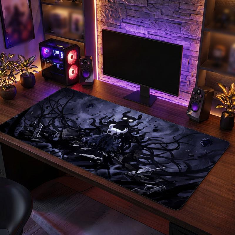 Big Mouse PadHollow Knight Extended Soft Desk Mat Gaming Office Computer Table Decor Mat