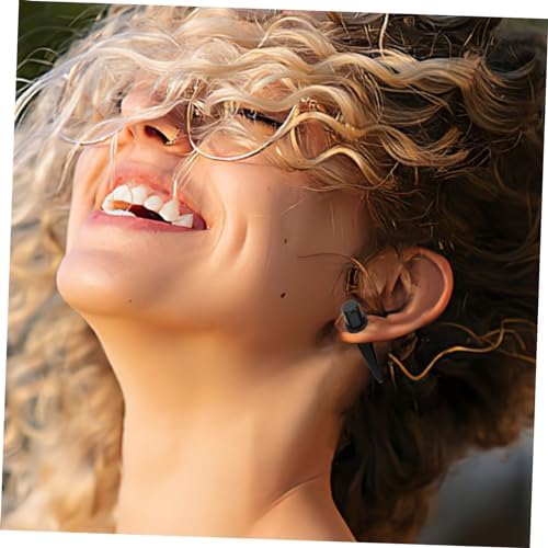 OATIPHO Ear Tapers 23Pcs Black Acrylic Spiral Expander Plugs for Gentle Piercing Stretching Kit