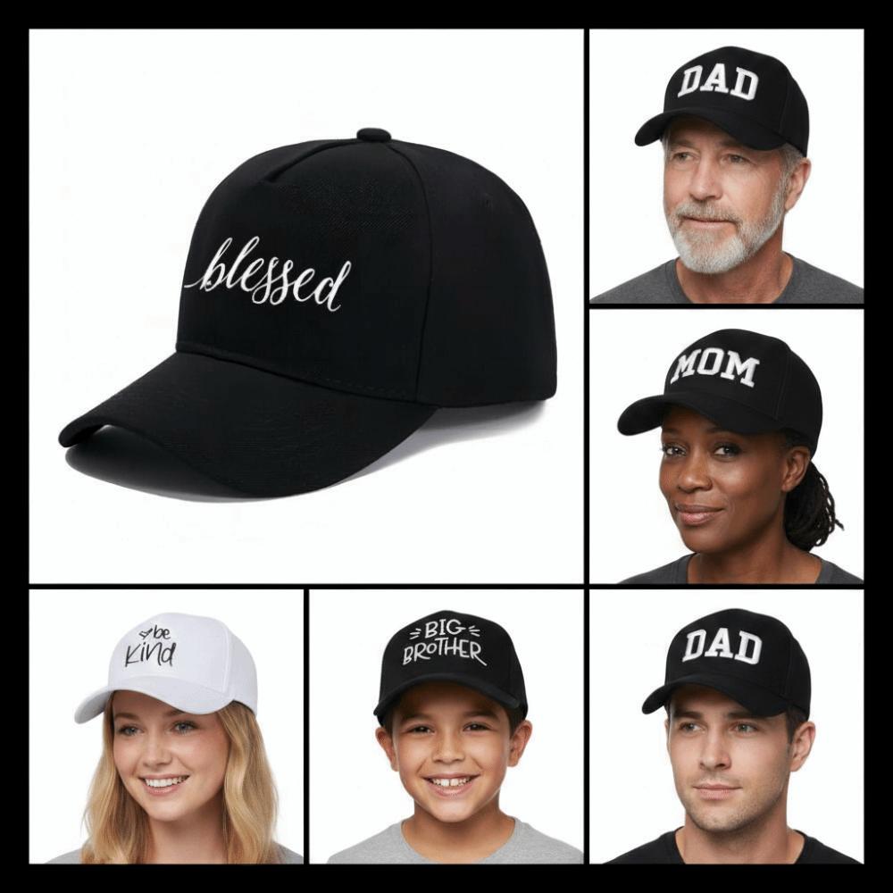 Canvas Embroidered Baseball Cap Blessed Big Brother Baseball Hats For Man Women