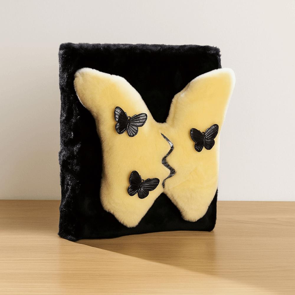 3-Inch Detachable Card Book Furry Cover Loose Leaf Album High-Quality Korean Album  Photo Storage