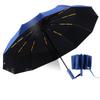Складной большой для очень большого 12-ти дюймового зонта Складной автоматический устойчив к сильному сложению Складной как для солнечной, так и для дождливой погоды Складной легкий Тепло УФ-защита
