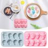Cake Making CupCake Halloween Chocolate Mold Skull Gummies Candy Ice Tray Silicone Pudding Mould