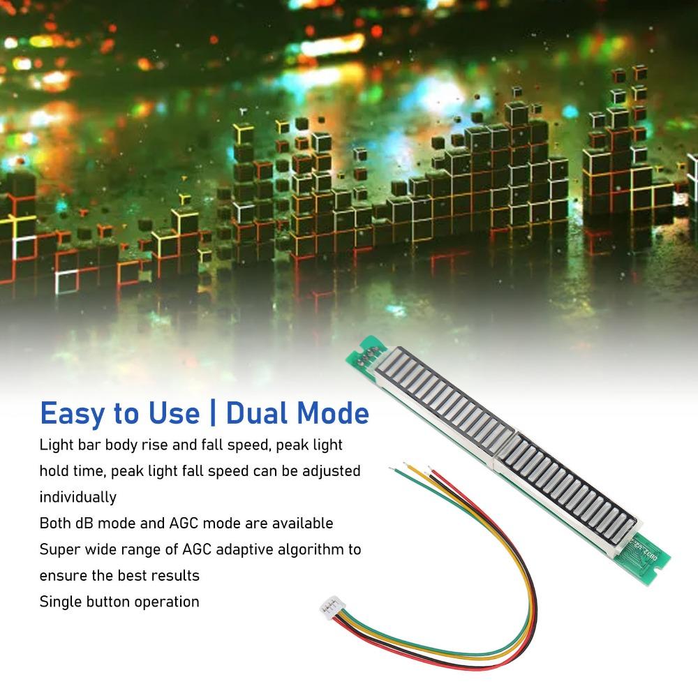Adjustable Brightness Sound Level Display Board Music Spectrum Indicator Music Production