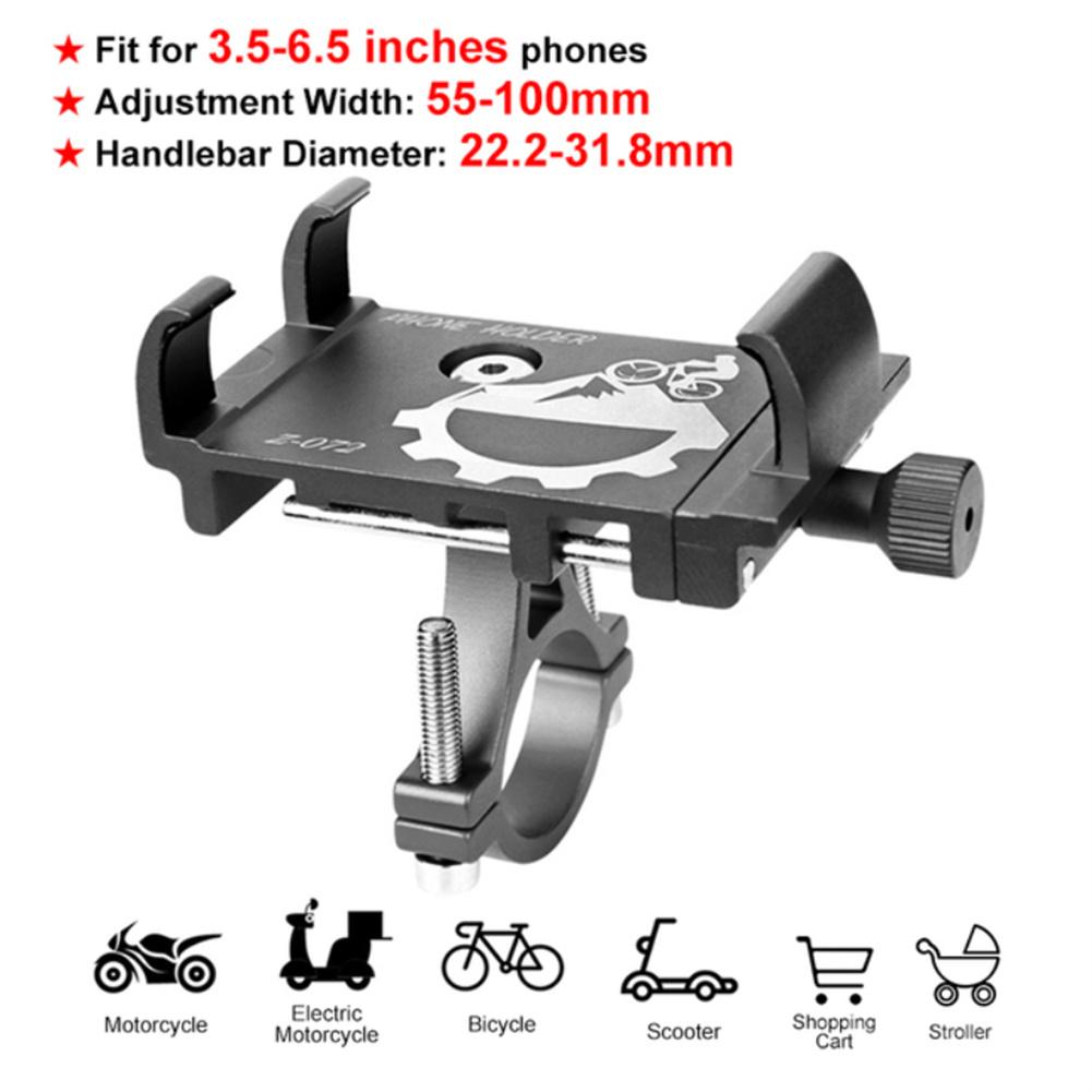 Bicycle Mobile Phone Holder Handlebar Mount Supports Aluminum Smartphone Bracket Motorcycle Accessories