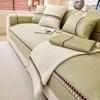 Summer New Cool Sofa Cushion Light Luxury High-End Straight Row One-Piece Combination Seat Cushion Cover Cloth Towel