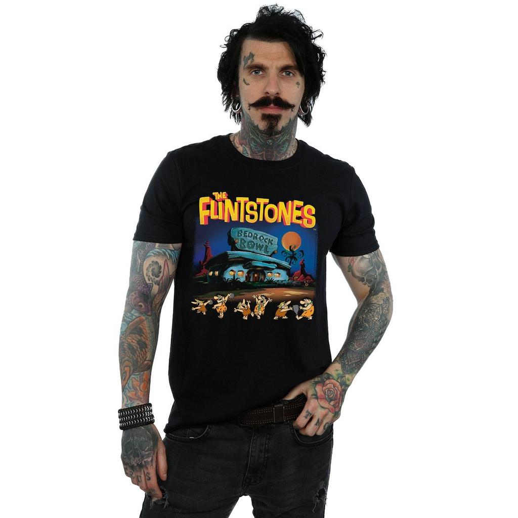The Flintstones Mens Champions Of Bedrock Bowl T-Shirt