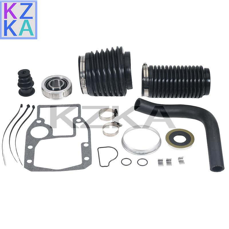 For Volvo Penta SX OMC Transom Bellows Kit 911826 3854127 3841481 3850426 Cobra Drive Exhaust Bellows Gimbal Bearing Kit