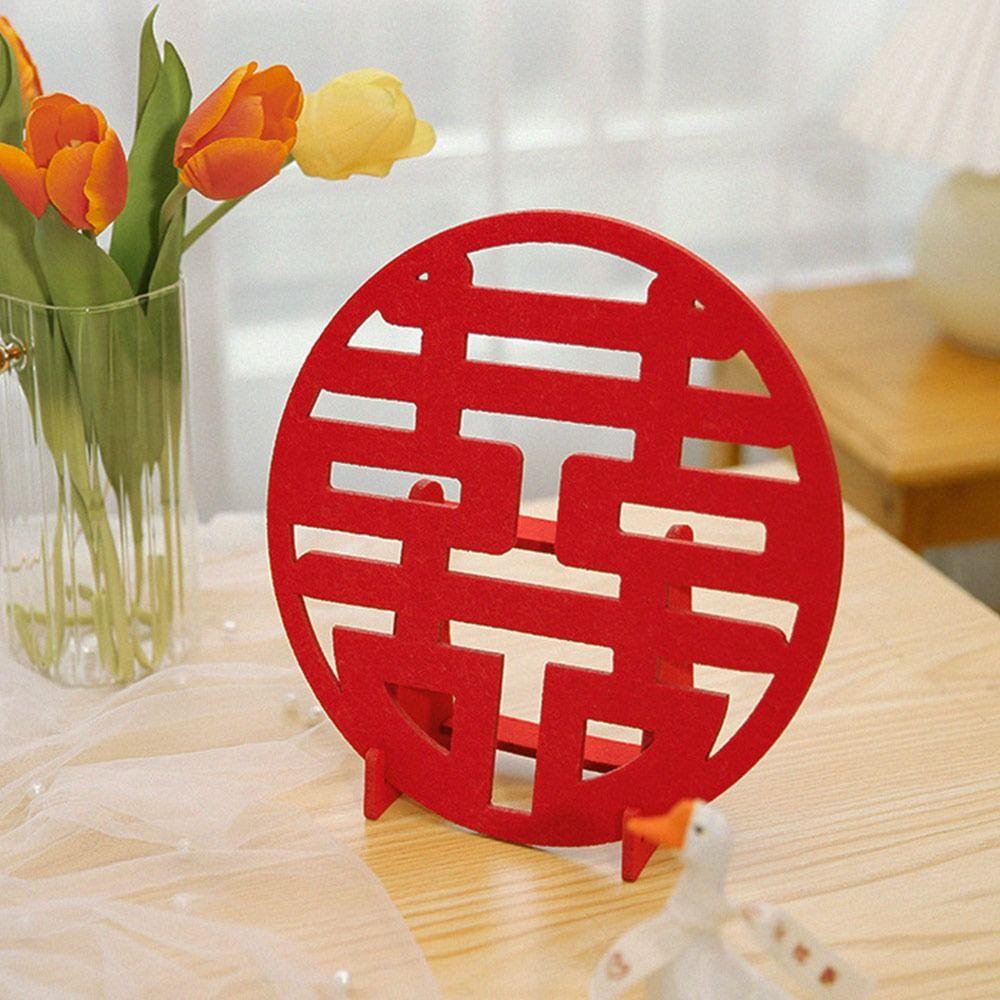 3D Wedding Ornament Wedding Supplies Xi Word Sticker Chinese Wedding Decoration Wall Stickers