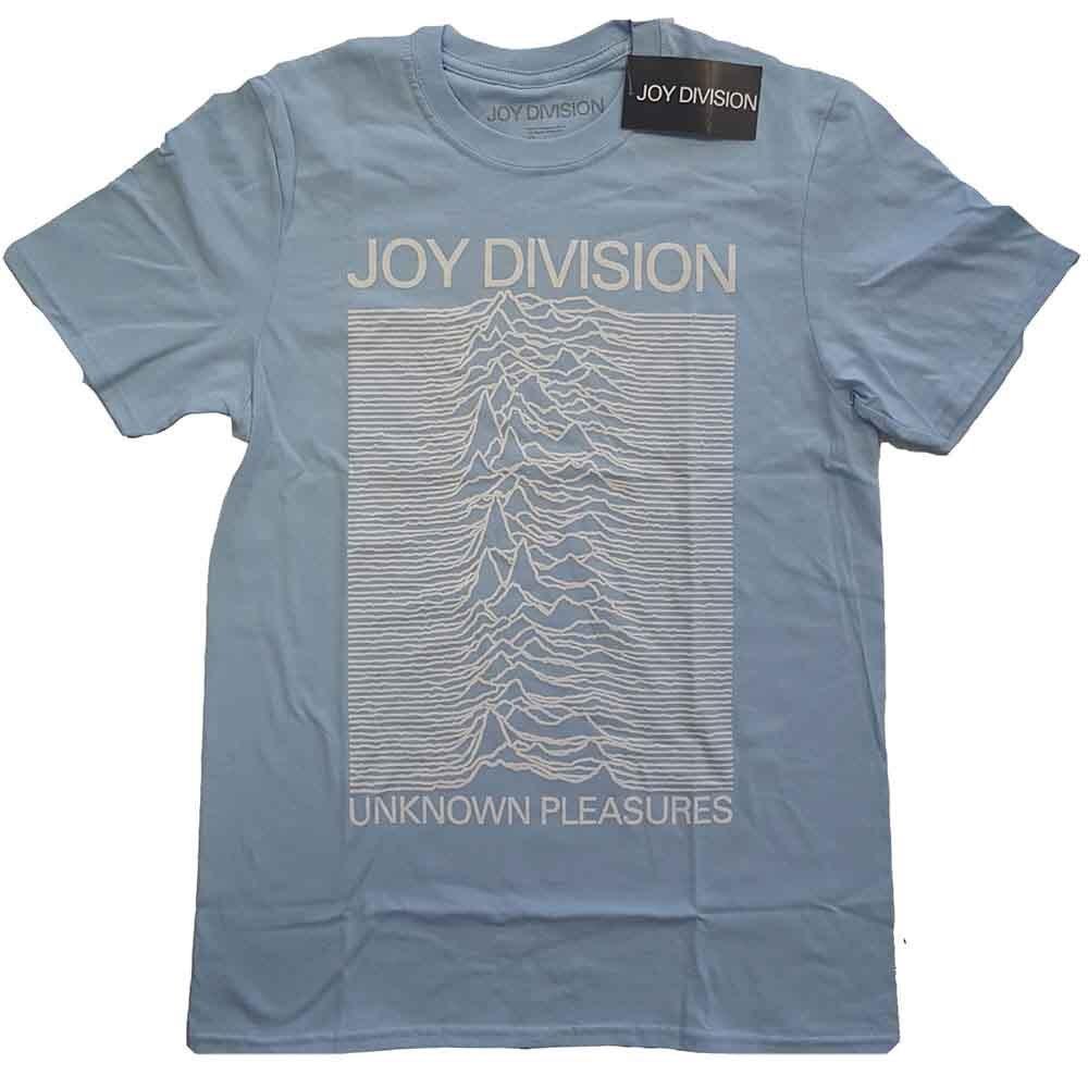 Joy Division - Unknown Pleasures Белый на синем (Футболка)