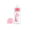 Доктор. Детская бутылочка Brown's с широким горлом, полипропилен, розовая, 240 мл, 1U