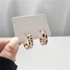 Fashion Vintage Leopard Acrylic Earrings For Women