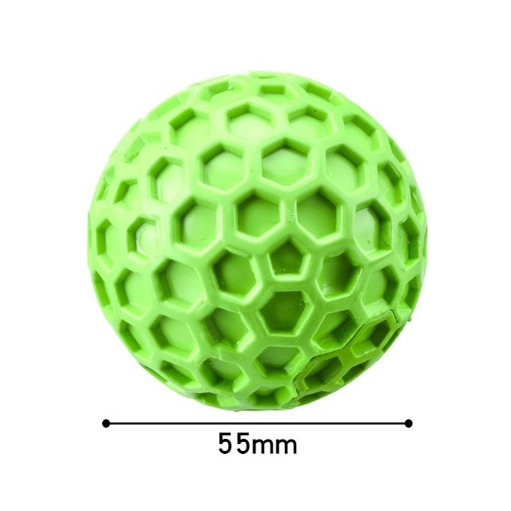 Natural Rubber Dog Balls Interactive Puppy Chew Toys Squeaky Dog Toys for Aggressive Chewers