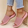 Fashion Women Sandals Soft Flat Sandals Zapatos Mujer Summer Sandals Women Stretch Fabric Footwear Elegant Slippers Shoes Women Female