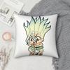 Anime DDrSSTONE Pillow Case Square DoubleSided Printing Short Plush Sofa Cushion Cover Bedroom Bedside Pillow