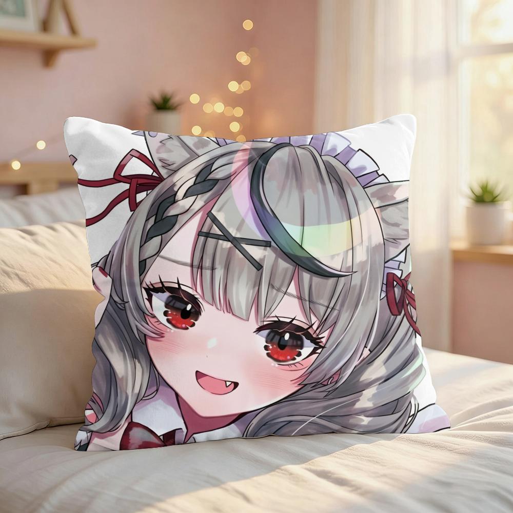 Sakamata Chloe Cute GAME Cushion Cover Silky Short Plush Invisible Zipper Dustproof Sofa Pillow Case For Home Decor