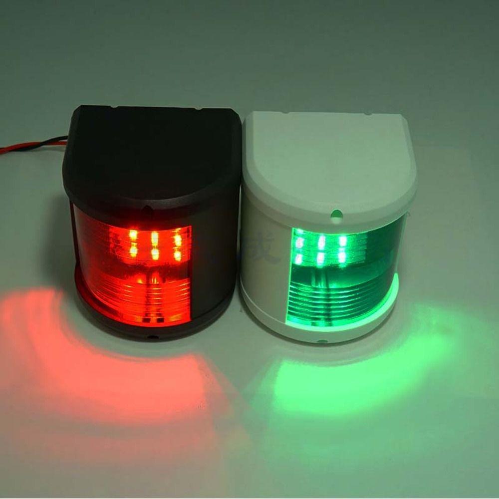 Yacht Marine Sailing Light MotorBoat Boat Signal Lamp Practical Red Green Sidelight