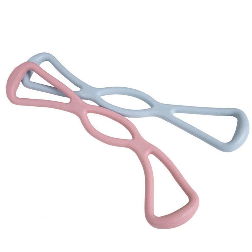 Эластичная лента для упражнений, рисунок 8, эластичная петля для растяжки спины, плеч, шеи и шеи для домашних тренировок, оборудование для йоги и фитнеса