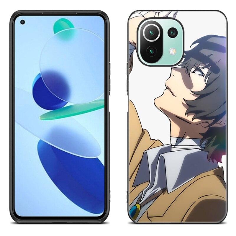 Чехол с изображением аниме Bungou Stray Dogs Dazai Osamu для Xiaomi Mi 11 Lite NE 11i 10T 11T Pro A2 A3 Lite POCO F3 M3 M4 C31 X3 Pro NFC GT