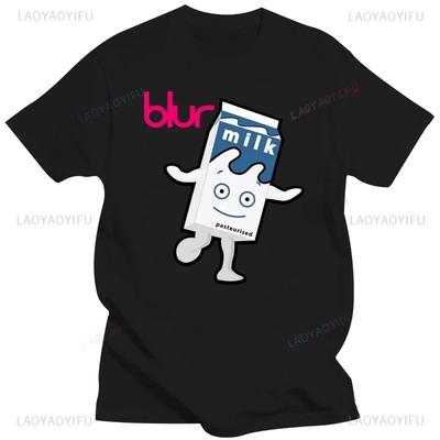 Coffee And Tv Inspired Unisex Tee Blur Britpop Band Music Concert Tour Graphic Summer Casual Streetwear Top