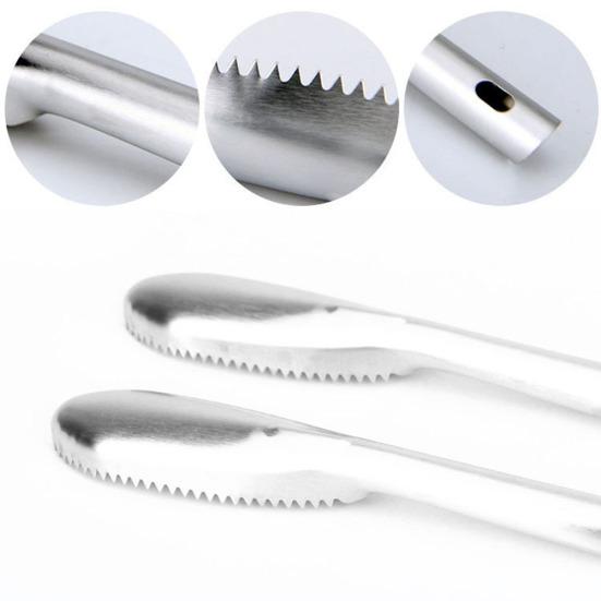 Stainless Steel Fish Scale Remove Scraping Fast Cleaning Peeler Scraper Tool