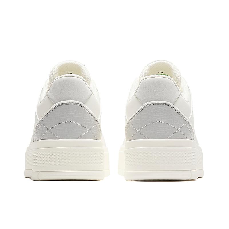 Anta Удобные универсальные амортизирующие прочные низкие кроссовки для скейтбординга женские кроссовки белые серые 922418061-1