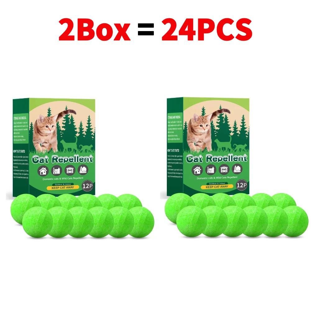 12 Pack Cat Deterrent Outdoor Indoor Natural Peppermint Oil Dog Repellent Keep Cats Off Yard Garden Lawn Plants