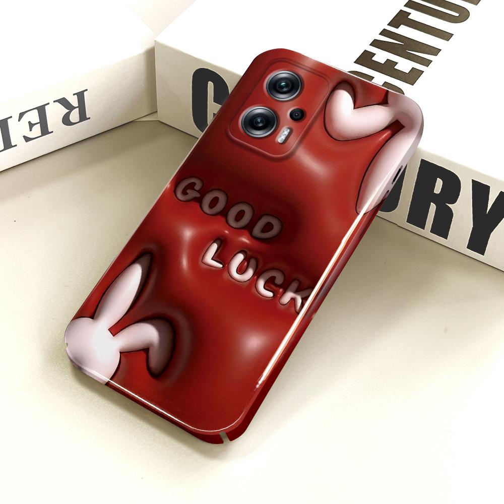 All-inclusive Film Phone Case Cartoon Pattern Design Hard Shell Full Cover Camera Shockproof Protection Case