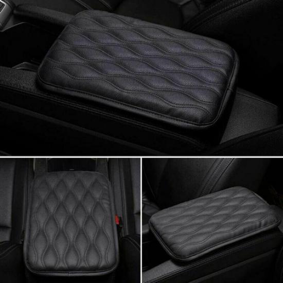 Auto Armrest Pad Cover Car Center Console Box PU-Leather Cushion Mat