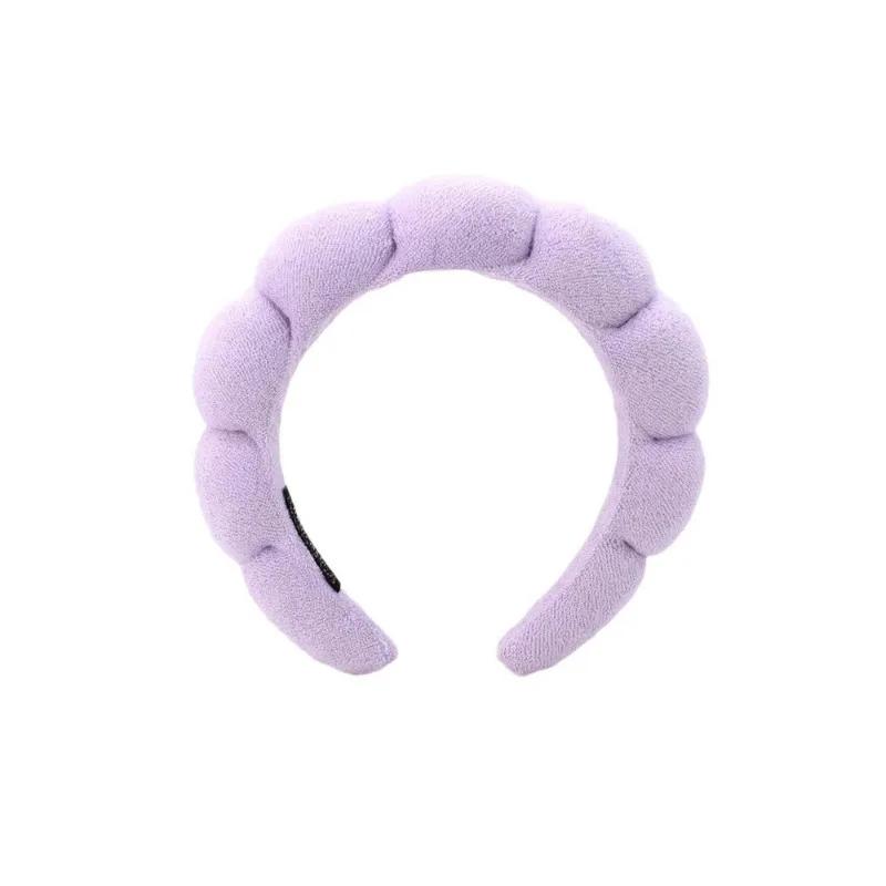 Fashion Microfiber Washing Hair Bands Puffy Headband Spa Bubble Headband Washing Face Makeup Shower Skincare Girl Accessories