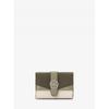 Michael Kors Greenwich Flap Trifold Extra Small 35f5sgrd0t317 Olive Multi