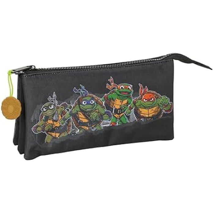 Trousse - SAFTA - Tortues Ninja - Triple - Confortable - Polyvalente