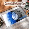 Personalized Crystal Velvet Carpet FC Porto Pattern Non Slip Floor Rug