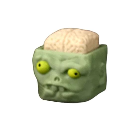 1/5 шт. Хэллоуин Кубическая голова Фигурка Жуткий Мини Череп Тыква Зомби Черный Кот Голова Смола Статуэтка Игрушка Украшение для дома офиса рабочего стола