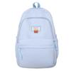 Soft waxy milk yellow backpack female simple versatile ins large capacity high school student junior high school student schoolbag backpack