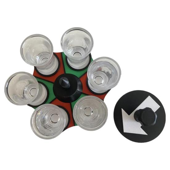 Спиннер для шотов Веселая игра для питья Веселая игра для питья на вечеринке Стрелка