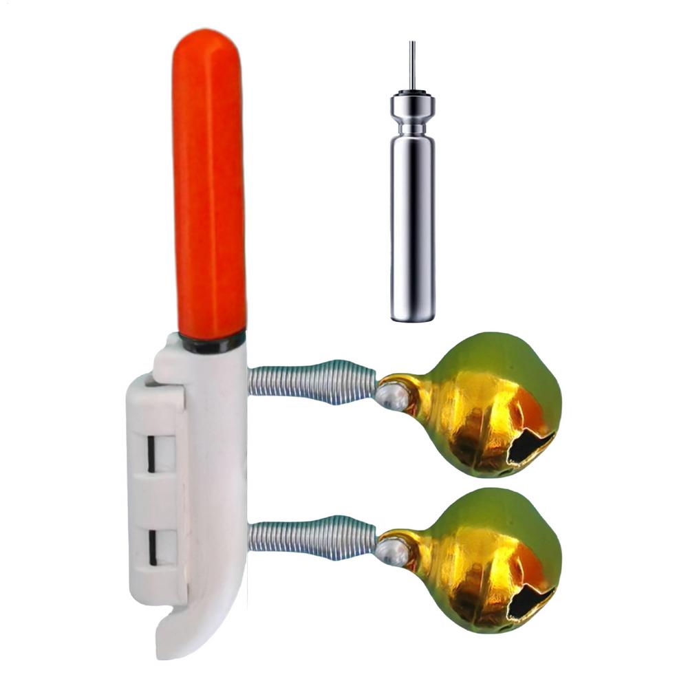 Fishing Rod Light Clip Fishing Light Stick Rod Bell USB Charge Luminous Tackle Night Bright Lamp Fish Bell Alarm Indicator Rings