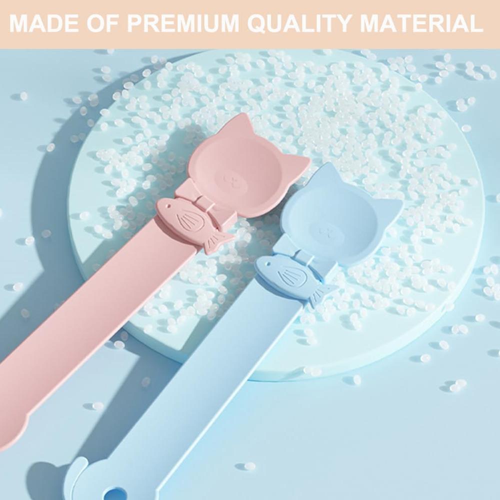 High Quality 3Pcs Multi-Function Cat Treat Spoon Squeeze Dispenser Spoon