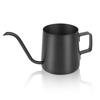 Smilemoon Mini Drip Coffee Pot, Narrow Spout, Stainless Steel, 250ML, Gooseneck Spout, Portable, Hanging Design, Easy Pour, Black, for Travel, Camping
