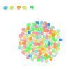 300Pcs Glow Rocks In The Dark Pebbles Luminous Stones DIY Decorative Gravel for Fish Tank Aquarium Yard Natural Crystals