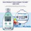 High Precision USB Temperature Humidity Data Logger Single Use Thermometer Recorder Report PDF for Lab Refrigerated Cold Chain