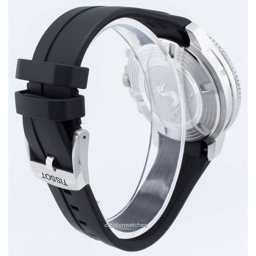 Tissot Seastar 1000 T120.417.17.041.00 T1204171704100 Хронограф 4 камня Кварцевые 300M Мужские часы