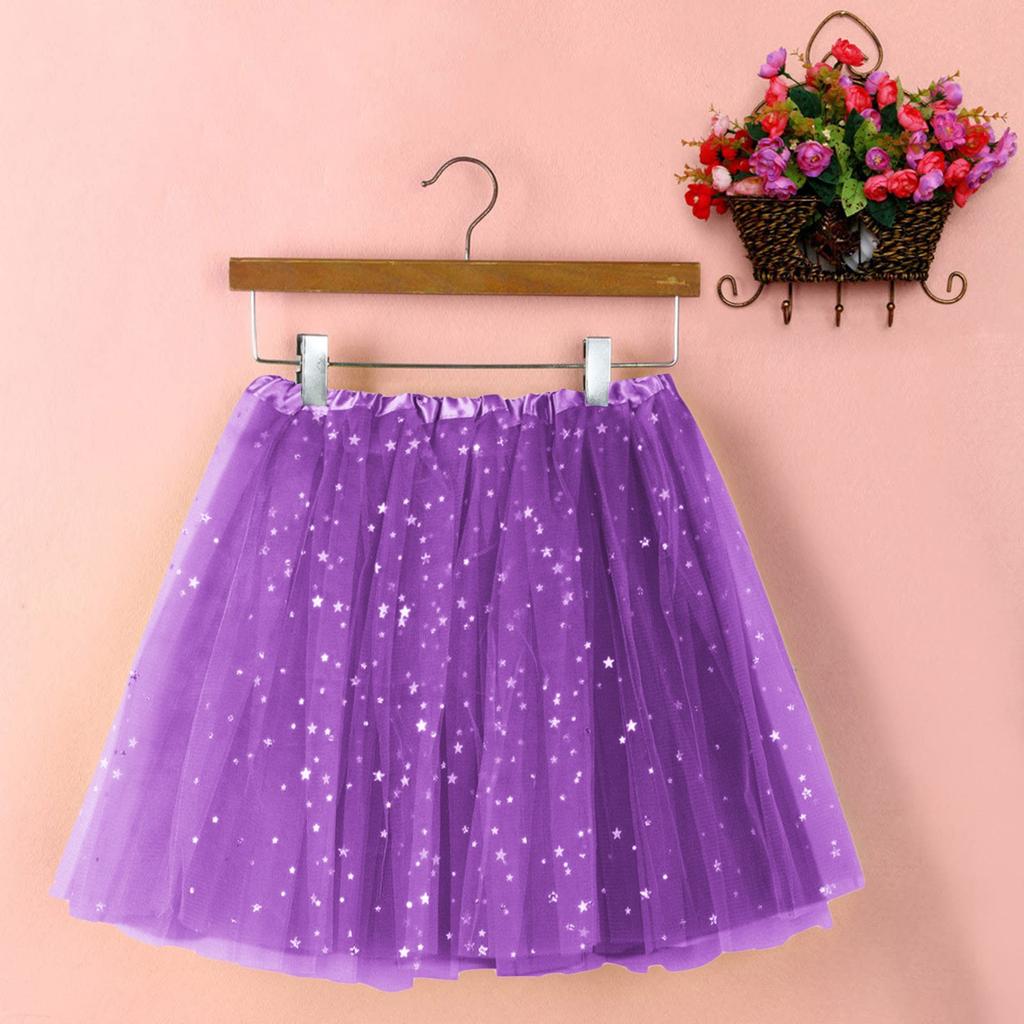 Women's Skirt Glitter Festival Outfit Party Dress Underskirt Dance Dress Prom Dress Evening Dress Ballet Skirt Cosplay Festive Skirt